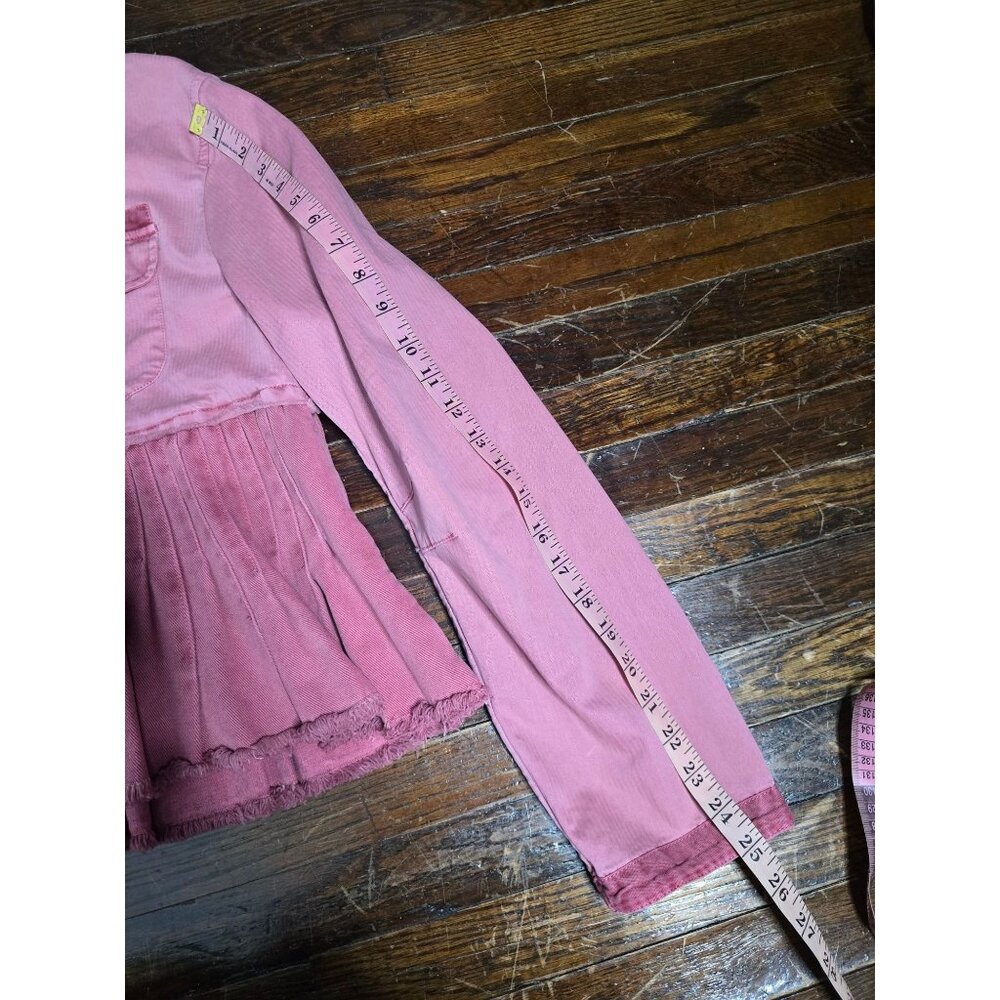 Free People Cassidy Jacket Military Romantic Grunge Large - Picture 12 of 15
